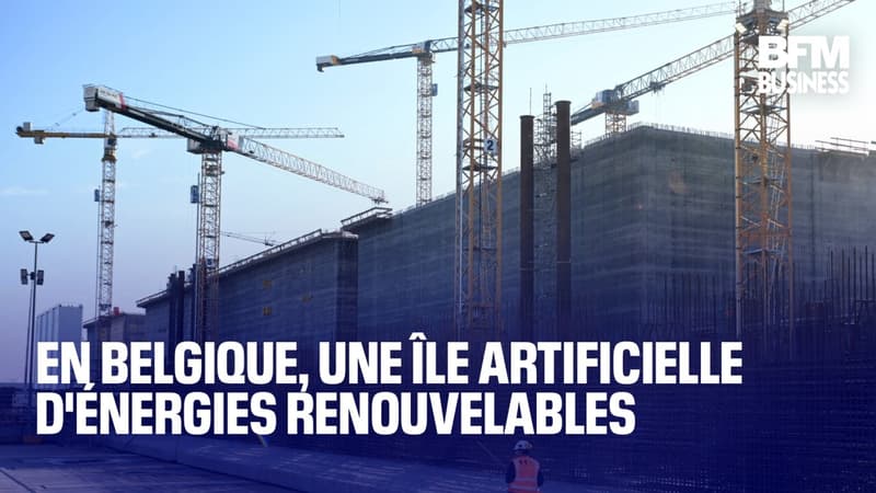 En Belgique, une île artificielle d'énergies renouvelables