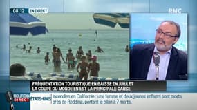 Tourisme: la baisse de la fréquentation en juillet est "due à la Coupe du monde"