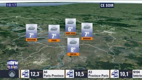 Météo Paris-Ile de France du 11 décembre: Pluie et vent violent