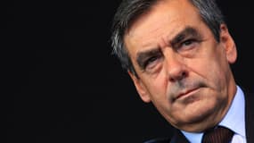 François Fillon assiste à un meeting de l'UMP à Nice le 13 septembre 2013.