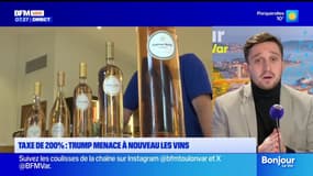 Taxe de 200% : Trump menace à nouveau les vins 