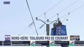 Plusieurs milliers de foyers toujours sans électricité en Auvergne-Rhône-Alpes