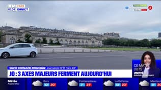 Paris: trois axes majeurs fermés à la circulation pour des installations en rapport avec les Jeux olympiques