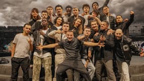 L'équipe de la comédie musicale "La Haine, jusqu’ici rien n’a changé".