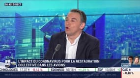 Olivier Sadran (Newrest) : L'impact du coronavirus pour la restauration collective dans les avions - 19/02