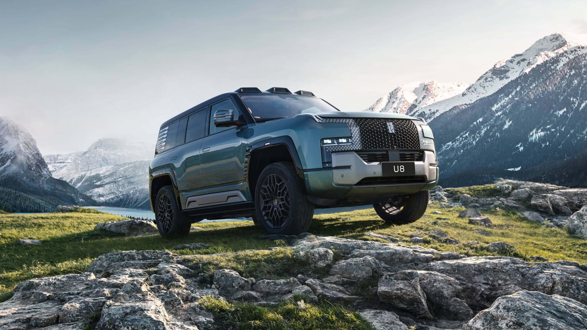 Le U8, SUV géant lancé par Yangwang, la marque de luxe du chinois BYD.