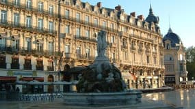 Place de la Comédie, à Montpellier