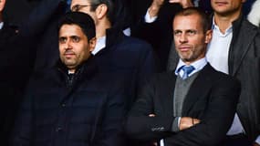 Nasser al-Khelaïfi et Alerksander Ceferin