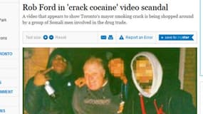 Une photo publiée par le site du Toronto Star, le 16 mai dernier, montre le maire Rob Ford aux côtés d'un homme identifié comme Anthony Smith, qui serait l'auteur de la vidéo à scandale.