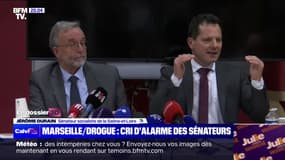 Commission d'enquête sur le narcotrafic: "On a des adversaires qui sont extrêmement puissants", assure le sénateur socialiste Jérôme Durain