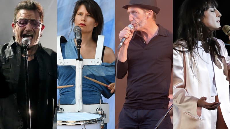 Bono, Camille, Christophe Miossec et Juliette Armanet, quatre des artistes présents sur ce disque-hommage