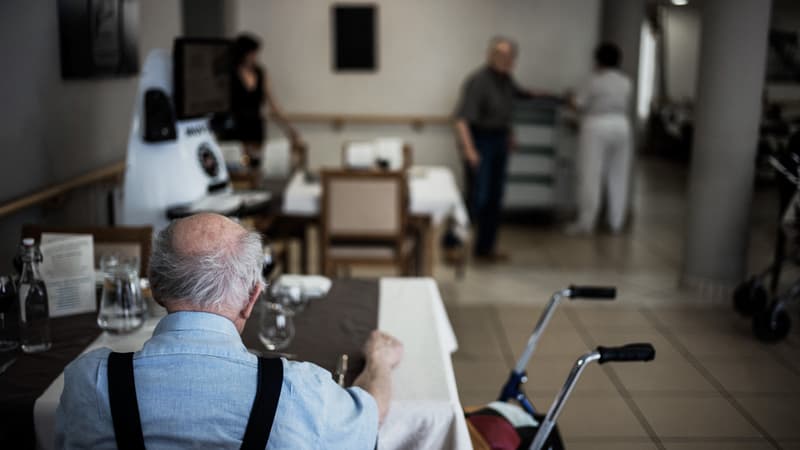 Un Ehpad Korian à Rohanne (Loire) en 2018
