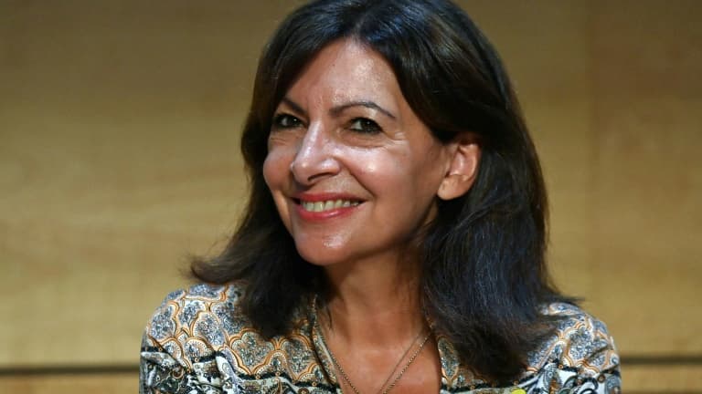 La maire de Paris Anne Hidalgo aux journées parlementaires du PS à Montpellier,le 7 septembre 2021.