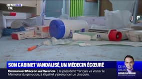 Vitres brisées, mobilier renversé... Le désarroi d'un médecin après le saccage de son cabinet 