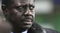 Le président de l'Olympique de Marseille était très remonté samedi soir avant le match à Auxerre contre l'arbitre M. Enjimi de sa décision de faire jouer la rencontre.