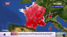 Météo: sept départements en vigilance orange canicule