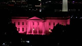 La Maison Blanche passe au rose pour sensibiliser à la lutte contre le cancer du sein