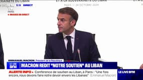 Emmanuel Macron, lors d'une conférence de soutien au Liban: "Je ne suis pas sûr qu'on défende une civilisation en semant soi-même la barbarie"