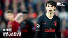 Atlético :  João Félix blessé au genou gauche