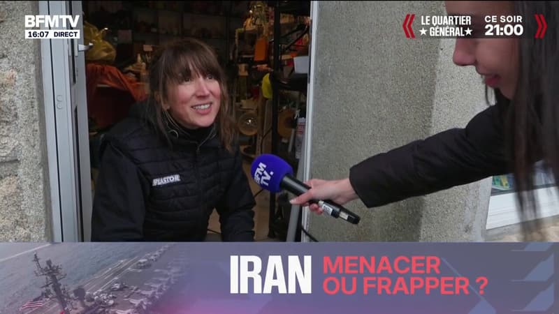 Inondations en Bretagne: “On en est à la troisième inondation, je pensais que cela s’arrêterait à la première”, ironise Emmanuelle, habitante de Quimper