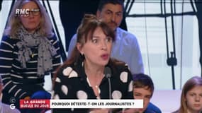 Quand @ElinaDumont raconte ses échanges avec les journalistes : "Allo Élina, est-ce que pour demain tu peux nous trouver un sans-abri qui dort dehors, mais qui travaille !" #GGRMC 