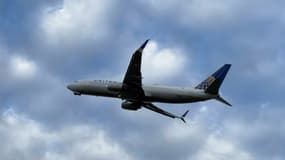 Un avion United Airlines à Washington le 7 octobre 2021