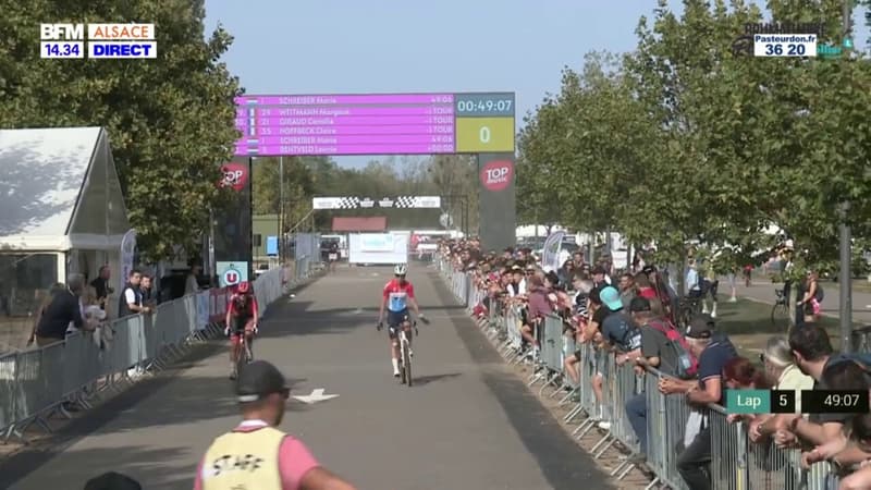 Alsace: Marie Schreiber remporte la course élite du Brumath bike festival