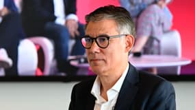 Le premier secrétaire du PS, Olivier Faure, le 13 juin 2025 à Nancy 