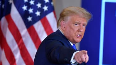 Donald Trump le 4 novembre 2020 à la Maison Blanche.