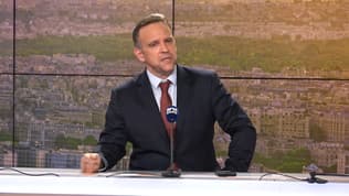 Marc Ferracci, député de la 6e circonscription des Français établis hors de France et ancien ministre de l'Industrie et de l'Énergie, sur le plateau de BFM Business le 13 octobre 2025