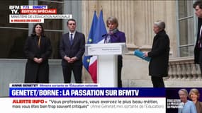Anne Genetet (ministre sortante de l’Éducation nationale): "Il faut que toute la société respecte l'autorité de notre école"