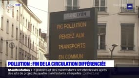 Pollution: fin de la circulation différenciée à Lyon