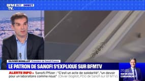 Olivier Bogillot (Pdt de Sanofi France): "C'est 100 millions de doses qu'on va produire pour BioNtech d'ici la fin de l'année"