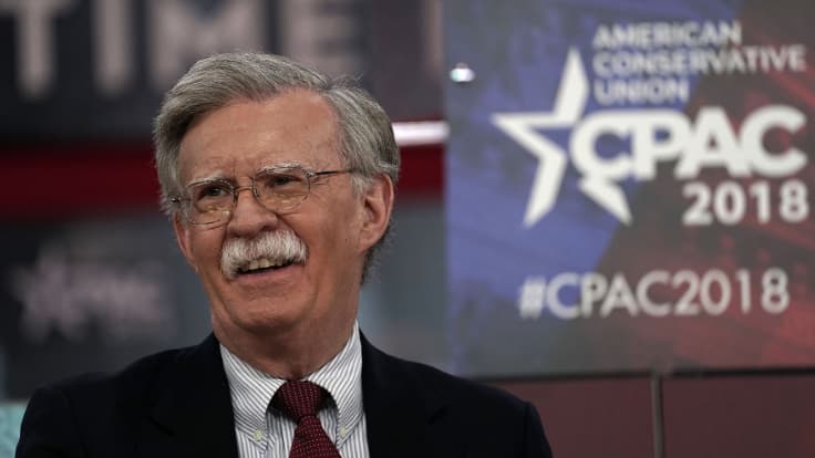 John Bolton, conseiller à la sécurité nationale de la Maison Blanche