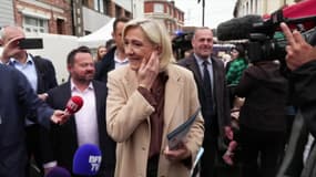 Marine Le Pen à Hénin-Beaumont le 14 juin 2024