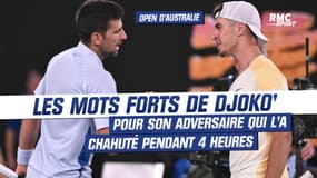 Open d’Australie : Les mots forts de Djokovic pour son adversaire qui l’a chahuté pendant quatre heures