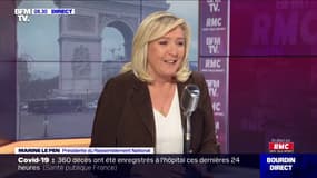 Marine Le Pen face à Jean-Jacques Bourdin sur RMC et BFMTV
