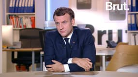 Emmanuel Macron sur Brut