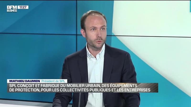 Mathieu Daumen (SPL) : SPL conçoit et fabrique du mobilier urbain pour les collectivités publiques et les entreprises - 01/05