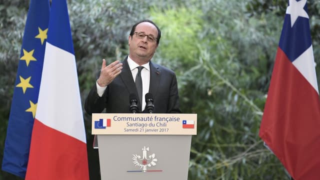 François Hollande à fait allusion à la politique de Donald Trump