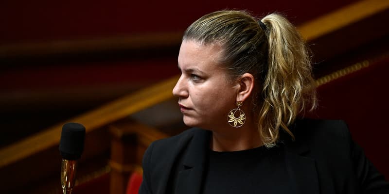 La cheffe de file des députés insoumis, Mathilde Panot, le 21 octobre 2024 à l'Assemblée nationale. (Illustration)