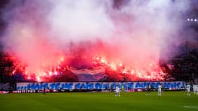 Le craquage des supporters de Marseille au Stade Vélodrome lors de OM-Lens le 24 janvier 2026