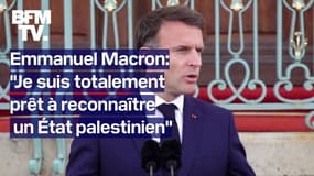 Emmanuel Macron se dit "prêt à reconnaître un État palestinien" à "un moment utile", mais pas sous le coup de "l'émotion"