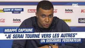 Equipe de France : "Un capitaine tourné vers les autres", Mbappé veut fédérer les Bleus