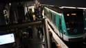 Un métro de la ligne 7 lors de la grève du 7 mars 2023