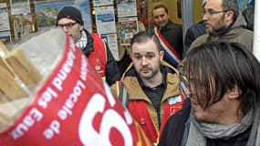 Sébastien Chenu a trouvé refuge dans un magasin après avoir été bousculé par des manifestants à Valenciennes.