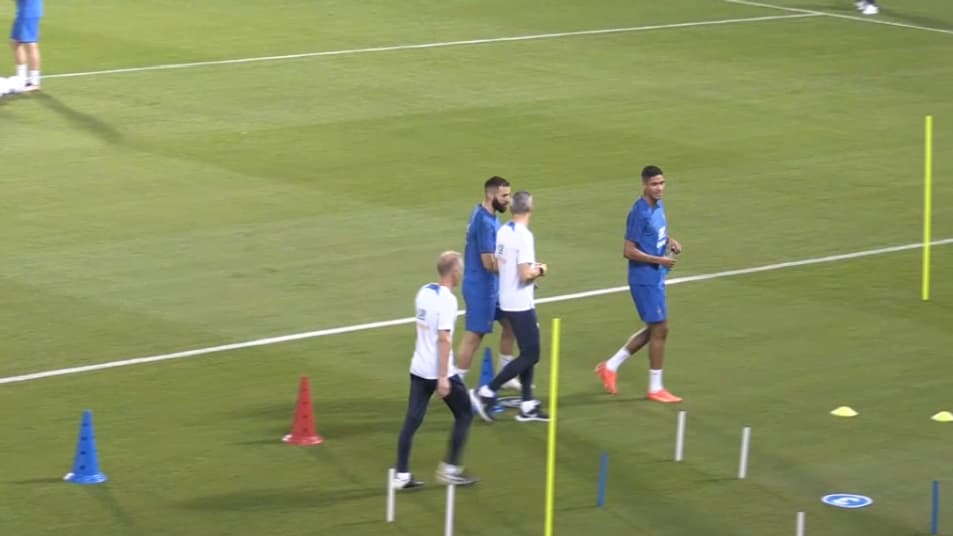 Benzema et Varane s'entraînent désormais à part