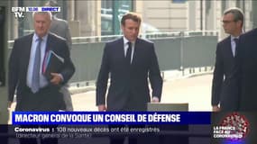 Emmanuel Macron se rend au ministère de l'Intérieur pour un conseil de défense
