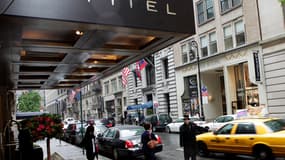 Entrée de l'hôtel Sofitel de la 44ème avenue, à New-York.