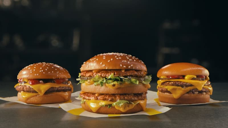 Les nouveaux burgers Mcdonald's  présentés en février 2024